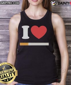 Official I Love Cigarette Tank Top featuring a stylish design, perfect for casual wear and expressing your love for cigarettes.