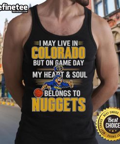 Denver Nuggets tank top design showcasing pride for the team, perfect for game day in Colorado.