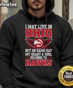 Alt Text: Atlanta Hawks hoodie showcasing team spirit for Ohio fans on game day, blending local pride with basketball loyalty.