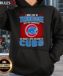 Official hoodie for fans who love the Chicago Cubs, showcasing pride while living in Tennessee on game day.