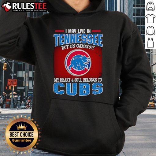 Official hoodie for fans who love the Chicago Cubs, showcasing pride while living in Tennessee on game day.