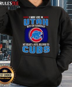 Chicago Cubs hoodie showcasing pride for the team, perfect for fans living in Utah on game day.