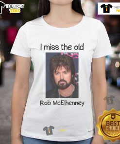 Alt Text: Official I Miss The Old Rob McElhenney Ladies Tee featuring stylish design for fans of the actor and It's Always Sunny.