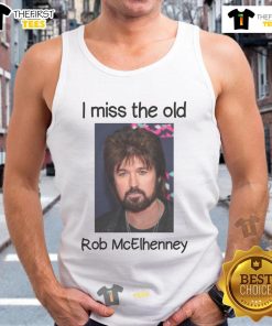 Official I Miss The Old Rob McElhenney tank top featuring a vintage design, perfect for fans of the actor and show.
