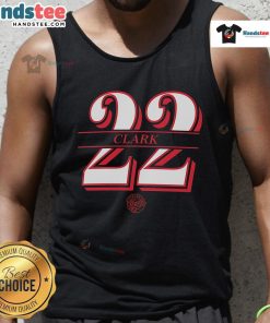 Official Indiana Fever Caitlin Clark 22 WNBA tank top featuring team colors and player name for fans and collectors.