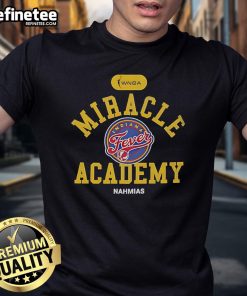 Official Indiana Fever Miracle Academy NBA Collection T-Shirt featuring team logo and vibrant design for fans.