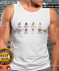 Official Indians, Negroes, Orientals, Jews, Arabs, Whites, Chicanos tank top featuring diverse cultural representation.