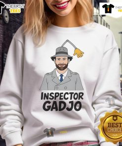 Official Inspector Gadjo cartoon sweatshirt featuring Florida Panthers logo, perfect for fans and casual wear.
