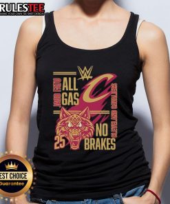 Jacob Fatu Cleveland Cavaliers All Gas No Brakes 2025 tank top featuring bold graphics and vibrant team colors.