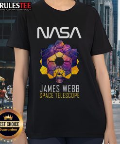 Official James Webb Space Telescope Space Explorer Ladies Tee featuring a stylish design for astronomy enthusiasts.