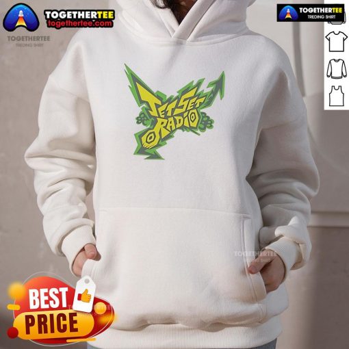 Official Jet Set Logo Hoodie featuring a stylish design and high-quality fabric, perfect for casual wear.
