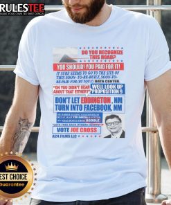 Official Joe Cross Campaign 'Do You Recognize This Road' T-Shirt featuring bold design and vibrant colors.