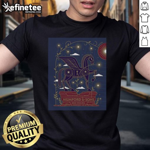 Official Jul 21 2025 Mumford and Sons concert poster t-shirt design featuring vibrant colors and band logo.