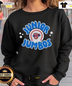 Alt Text: Official Junior Jumbos Crustacean Kids Club 2025 Sweatshirt in vibrant colors, perfect for young fans and cozy wear.