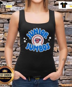 Alt Text: Official Junior Jumbos Crustacean Kids Club 2025 tank top featuring vibrant colors and playful design for kids.