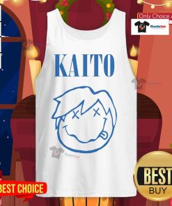Official Kaito Smile Logo Tank Top featuring vibrant design for fans of Kaito merchandise and stylish summer wear.
