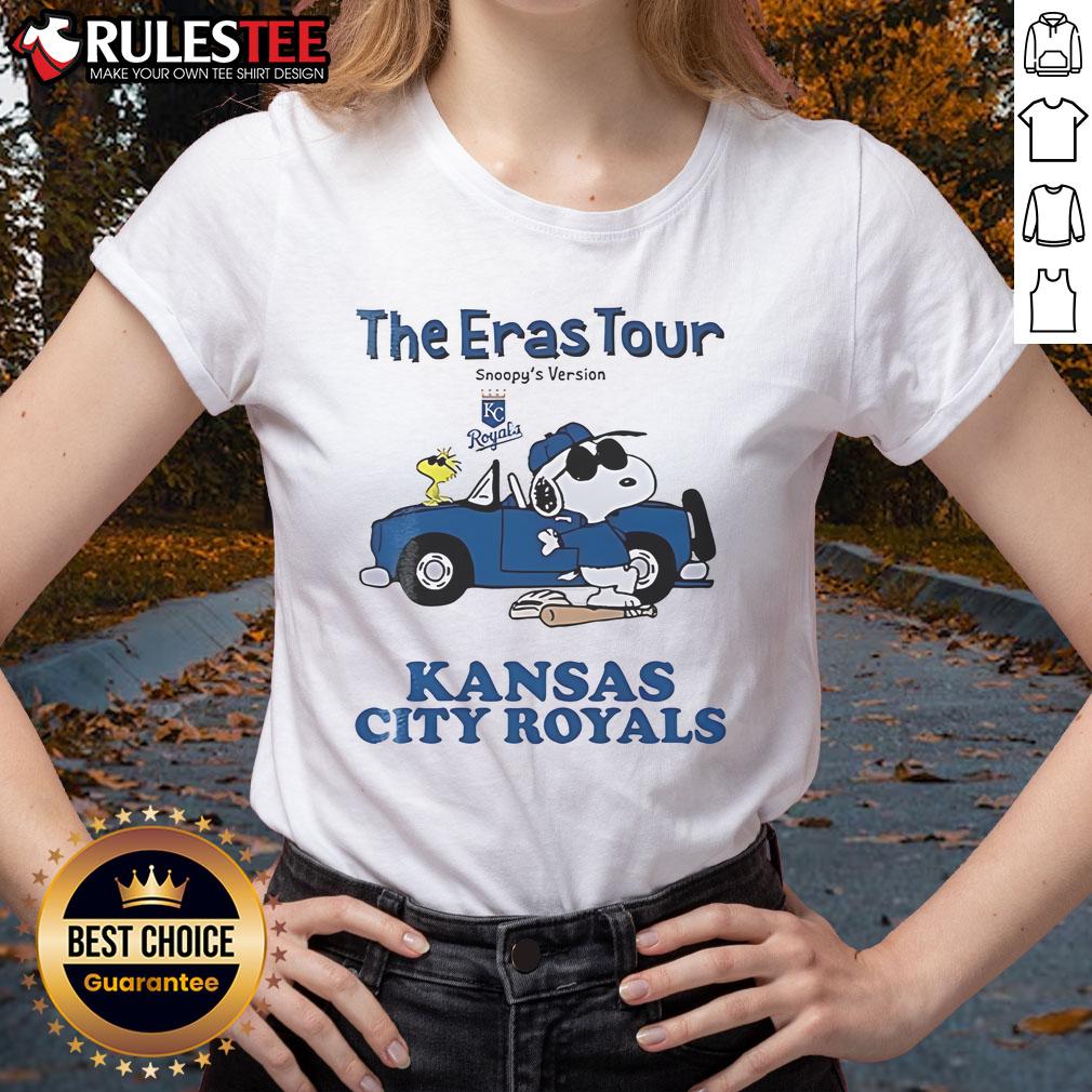 Official Kansas City Royals The Eras Tour Snoopy Ladies Tee Official Kansas City Royals The Eras Tour Snoopy ladies tee featuring a stylish design perfect for fans.