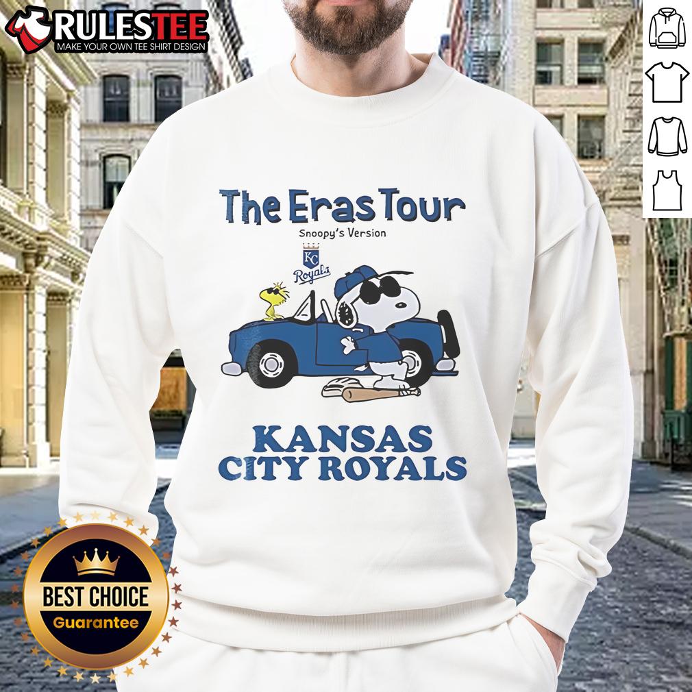 Official Kansas City Royals The Eras Tour Snoopy Sweatshirt Official Kansas City Royals The Eras Tour Snoopy Sweatshirt featuring colorful graphics and team logo.