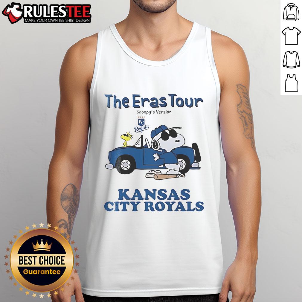 Official Kansas City Royals The Eras Tour Snoopy Tank Top Official Kansas City Royals The Eras Tour Snoopy tank top featuring vibrant graphics and a stylish design for fans.