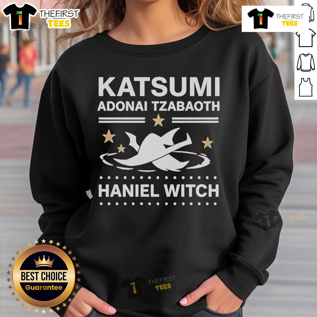 Official Katsumi Adonai Tzabaoth Haniel Witch Sweatshirt Official Katsumi Adonai Tzabaoth Haniel Witch Sweatshirt featuring unique design and vibrant colors for witchy fashion.