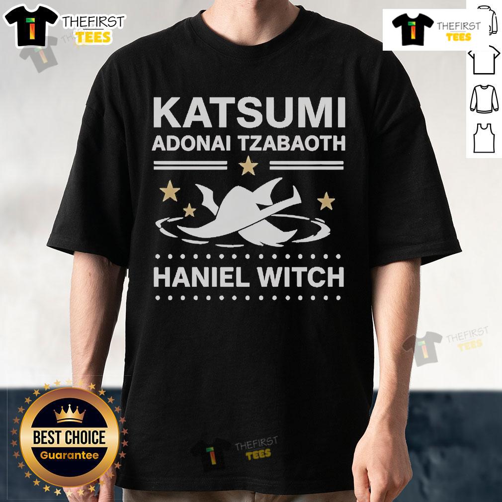 Official Katsumi Adonai Tzabaoth Haniel Witch T Shirt Official Katsumi Adonai Tzabaoth Haniel Witch T-Shirt featuring unique design and vibrant colors, perfect for witchcraft enthusiasts.