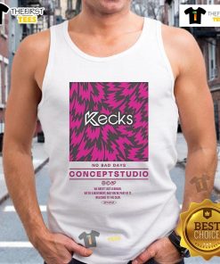 Official Kecks No Bad Days Concept Studio Tank Top in vibrant colors, perfect for casual summer wear.