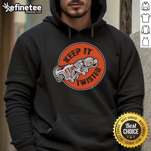 Official Keep It Twisted Logo Hoodie featuring a stylish design and comfortable fit for everyday wear.