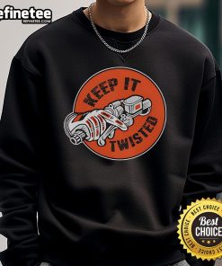 Official Keep It Twisted Logo Sweatshirt featuring a stylish design and vibrant colors, perfect for casual wear.