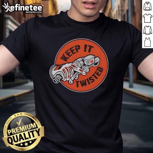 Official Keep It Twisted Logo T-Shirt featuring bold graphic design and vibrant colors for a stylish, casual look.