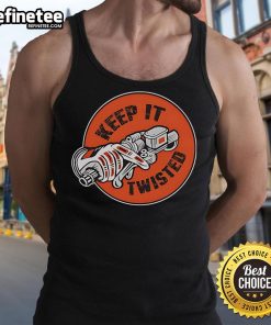 Official Keep It Twisted logo tank top featuring a stylish design perfect for casual wear and summer fashion.