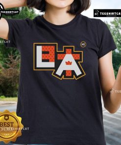 Official Kings Hawaiian x Japangeles Nihon LA Crowns Ladies Tee featuring stylish design and vibrant colors.