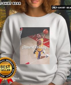 Official Kobe Draft Dunk sweatshirt showcased in a stylish photoshoot, perfect for fans and collectors.
