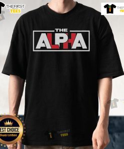 Alt Text: Official Konosuke Takeshita The Alpha The Summit T-Shirt featuring bold graphics and a stylish design for fans.