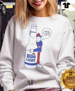Alt Text: Official Labatt X BFLO Bottle Boy sweatshirt featuring a stylish design, perfect for fans of Labatt beer merch.