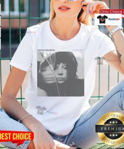 Official Lady Gaga Abracadabra Ladies Tee featuring vibrant graphic design and stylish fit for fans of pop culture.