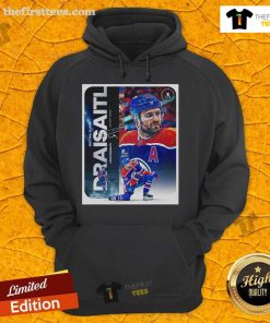 Leon Draisaitl wearing an Edmonton Oilers hoodie, celebrating his 2025 ESPY win for Best NHL Player.