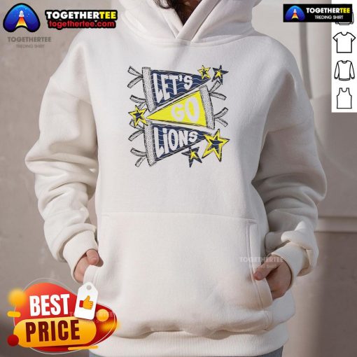 Official Detroit Lions hoodie featuring team logo, perfect for fans to show support during the football season.