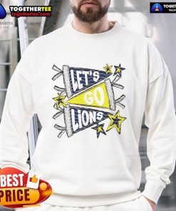 Official Detroit Lions sweatshirt featuring team logo, perfect for fans supporting the NFL team in style.