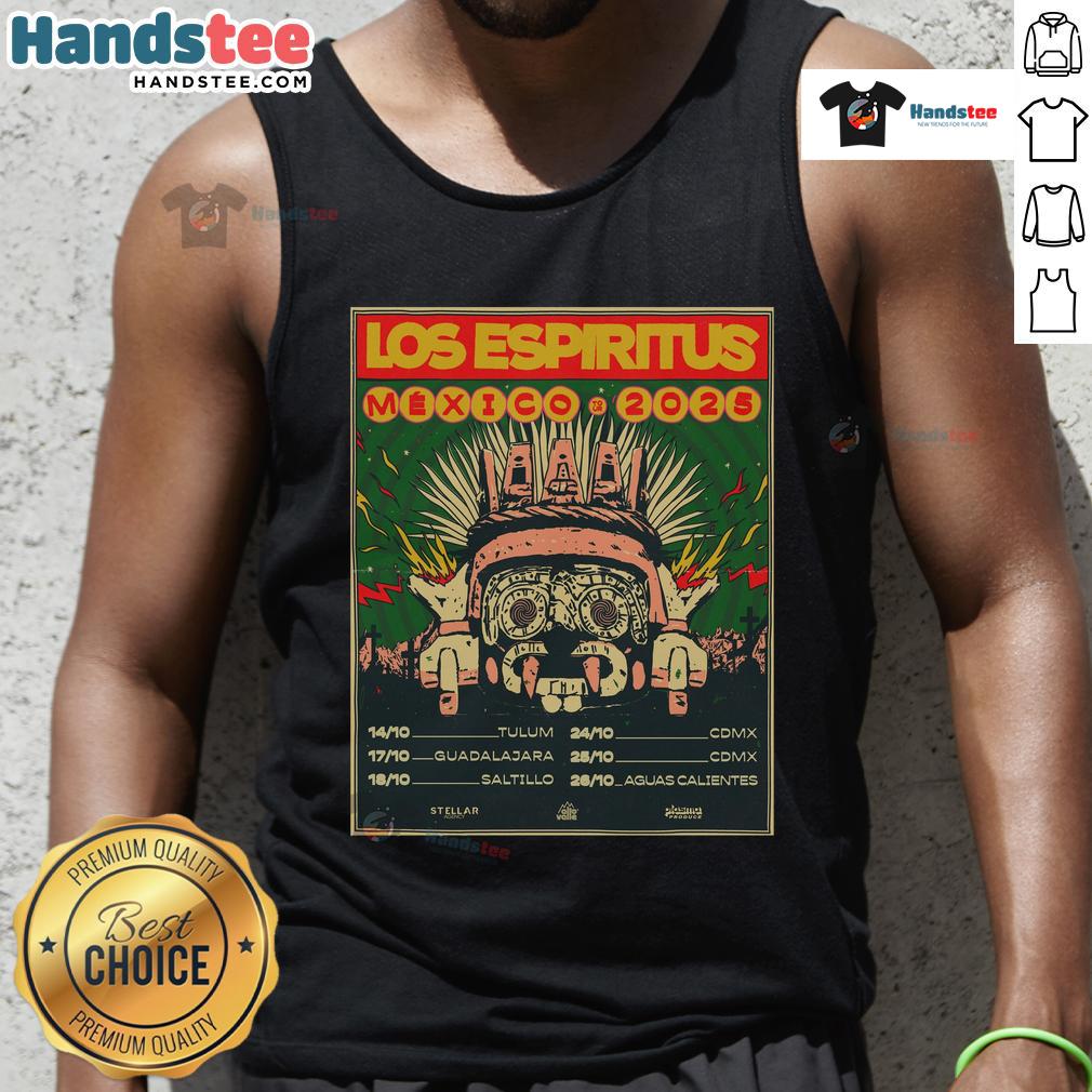 Official Los Espiritus Mexico Tour October 2025 Dates Tank Top Official Los Espiritus Mexico Tour October 2025 Dates tank top featuring vibrant design and tour details.