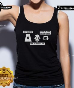 Alt Text: Official Love Dead Robot The Three Robots Tank Top featuring vibrant graphics and a stylish design for fans.