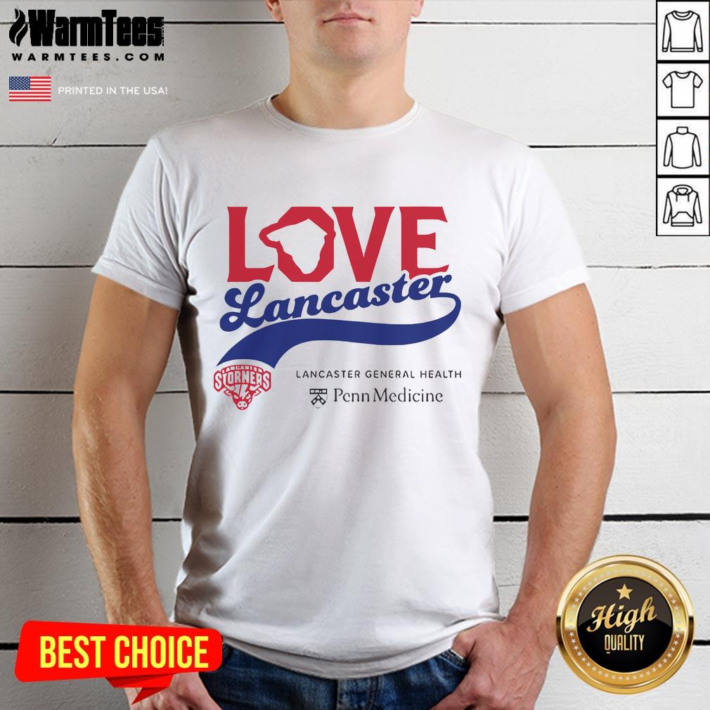 Official Love Lancaster Penn Medicine T Shirt Official Love Lancaster Penn Medicine T-Shirt featuring a heart design, perfect for showcasing local pride and healthcare support.
