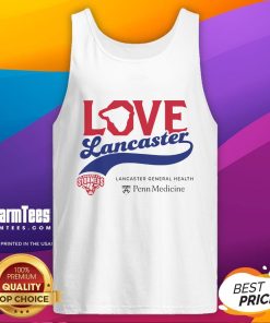 Official Love Lancaster Penn Medicine tank top featuring a stylish design perfect for supporters and health advocates.