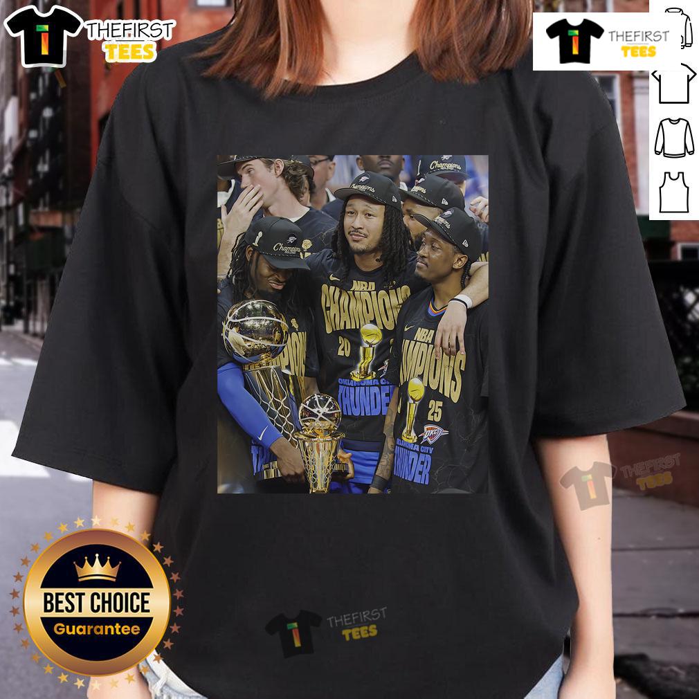 Official Luguentz Dort Jaylin Williams & Jalen Williams Oklahoma City Thunder 2025 NBA Finals Champions Ladies-Tee Official Luguentz Dort, Jaylin Williams, and Jalen Williams in Oklahoma City Thunder 2025 NBA Finals Champions Ladies Tee.