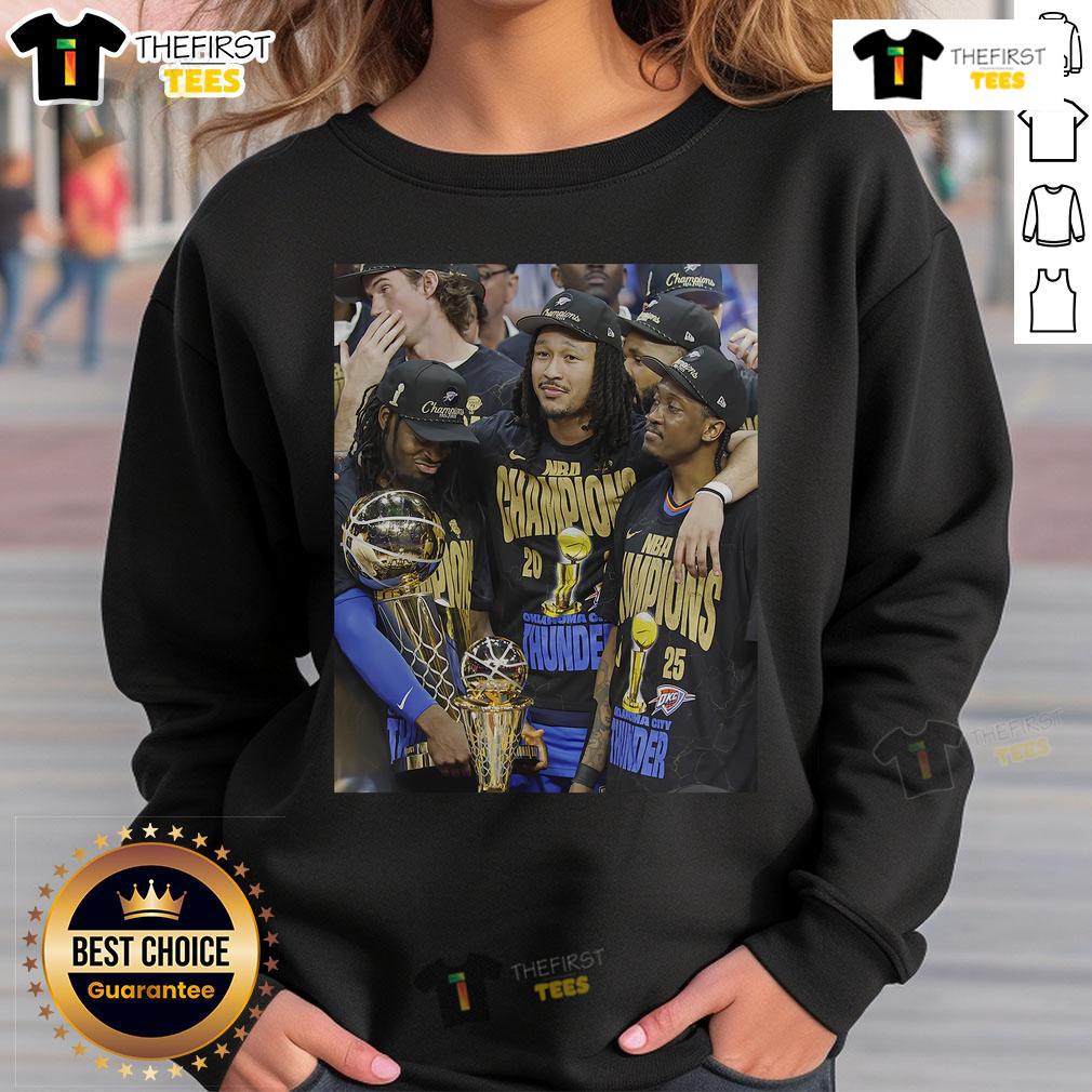 Official Luguentz Dort Jaylin Williams & Jalen Williams Oklahoma City Thunder 2025 NBA Finals Champions Sweatshirt Official Luguentz Dort, Jaylin Williams, and Jalen Williams Oklahoma City Thunder 2025 NBA Finals Champions Sweatshirt