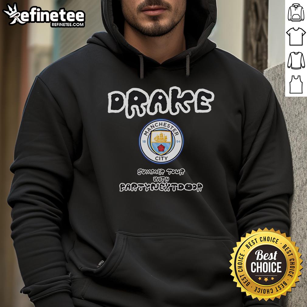 Official Manchester City X Drake Summer Tour 2025 Hoodie Alt Text: Official Manchester City x Drake Summer Tour 2025 hoodie featuring unique designs and vibrant colors for fans.