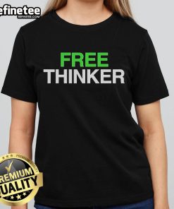 Official Matt Kim Free Thinker Ladies Tee featuring a stylish design, perfect for fans of unique graphic apparel.