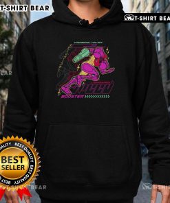 Official Metroid Breaking The Barrier Hoodie featuring vibrant graphics and a stylish design for gaming enthusiasts.