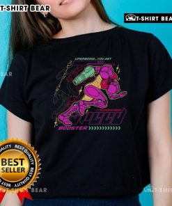 Official Metroid Breaking The Barrier Ladies Tee featuring vibrant graphics and a stylish design for fans of the game.