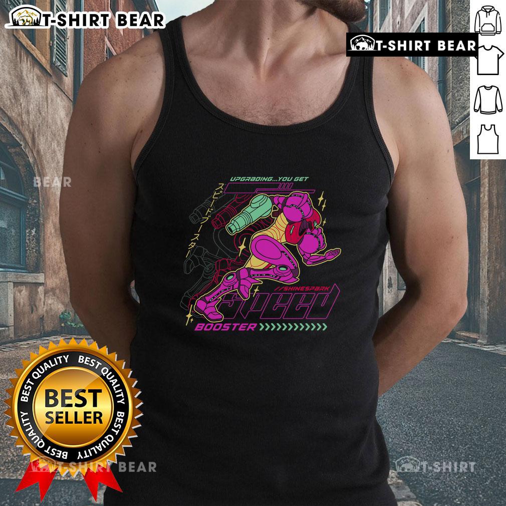Official Metroid Breaking The Barrier Tank Top Official Metroid Breaking the Barrier tank top featuring vibrant graphics and a stylish design for fans of the game.