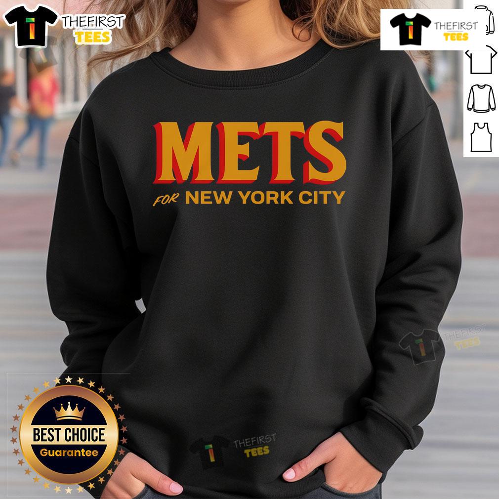 Official Mets For New York City Sweatshirt Official Mets sweatshirt for New York City featuring team logo and stylish design, perfect for fans and casual wear.